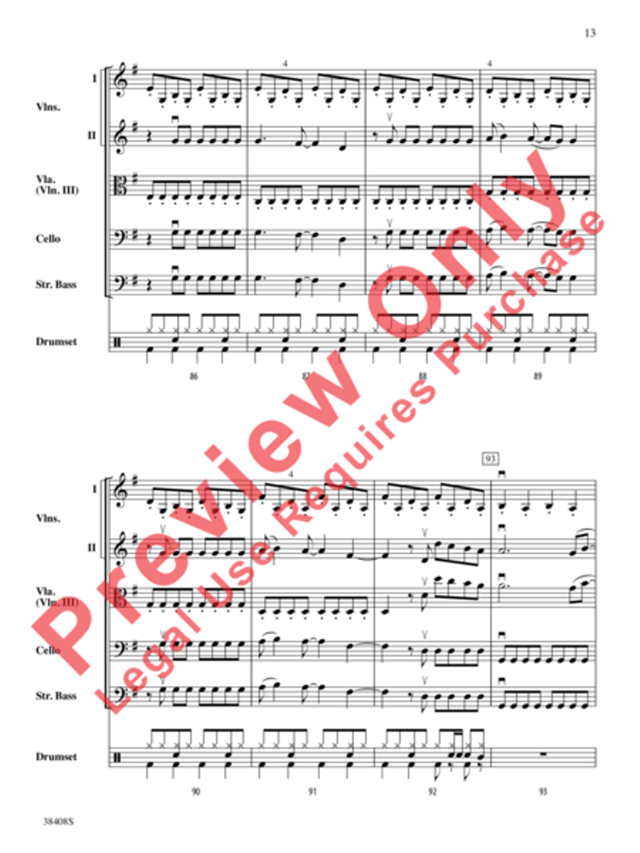 Firework String Orchestra scores gallery preview page 14