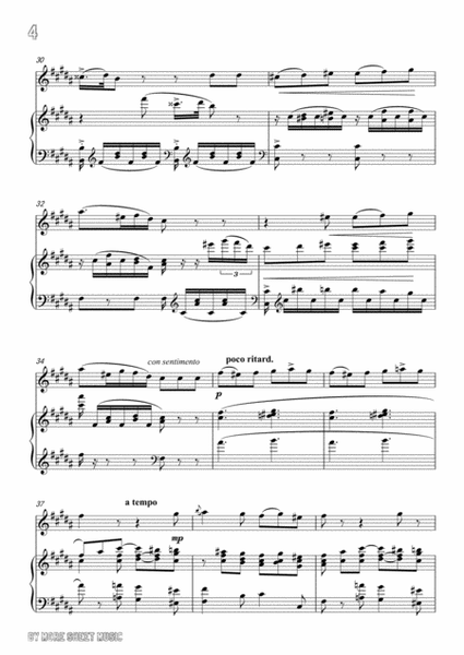 Bellini-Quando incise su quel marmo,for Violin and Piano image number null