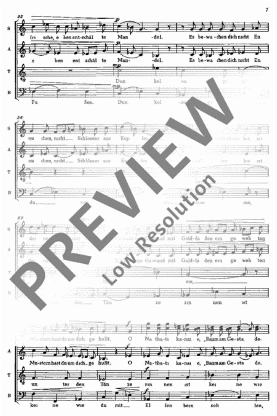 Lieder der Welt Mixed Choir scores gallery preview page 8