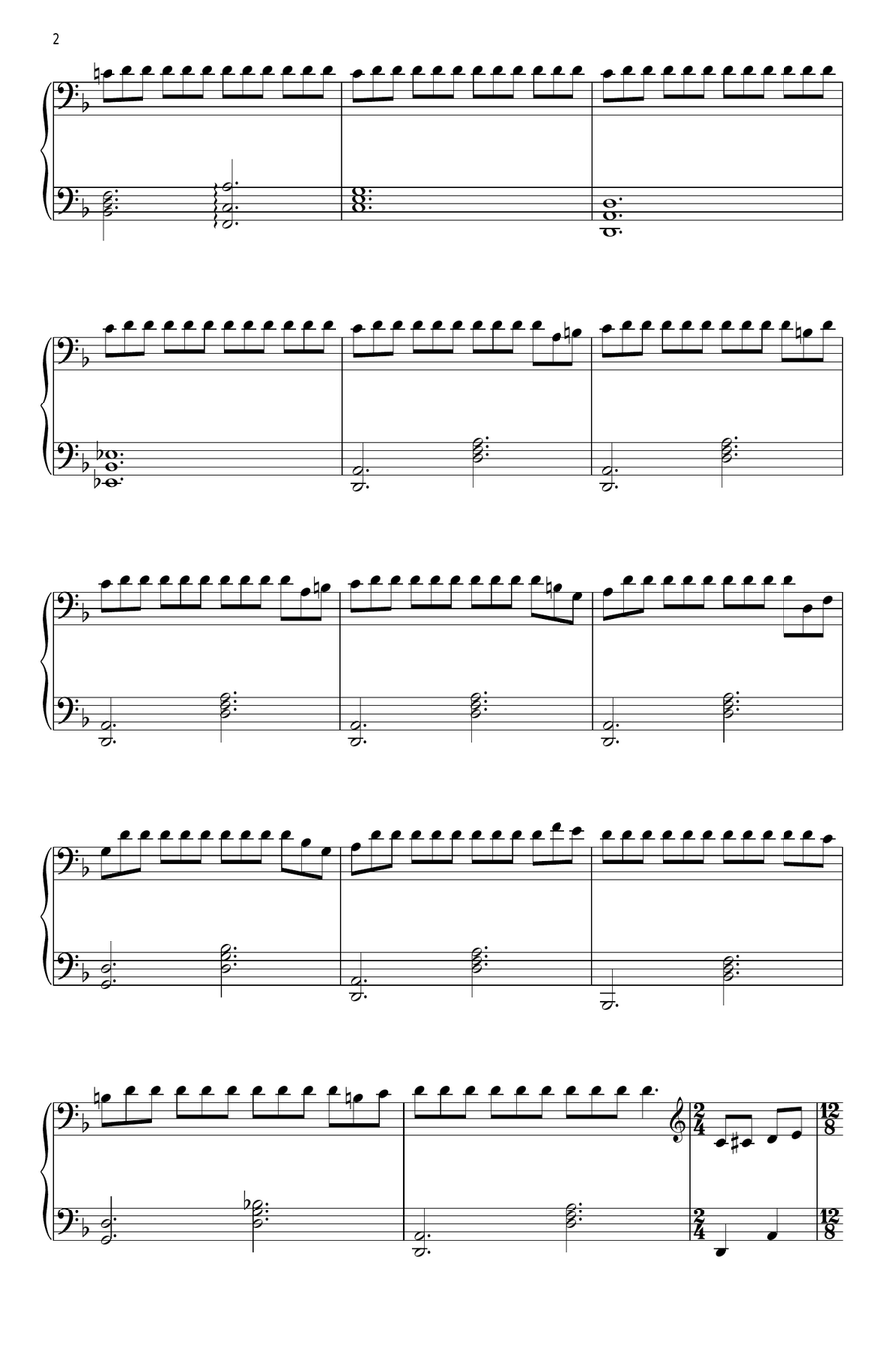 Palm Tree Escape Piano Solo scores gallery preview page 2