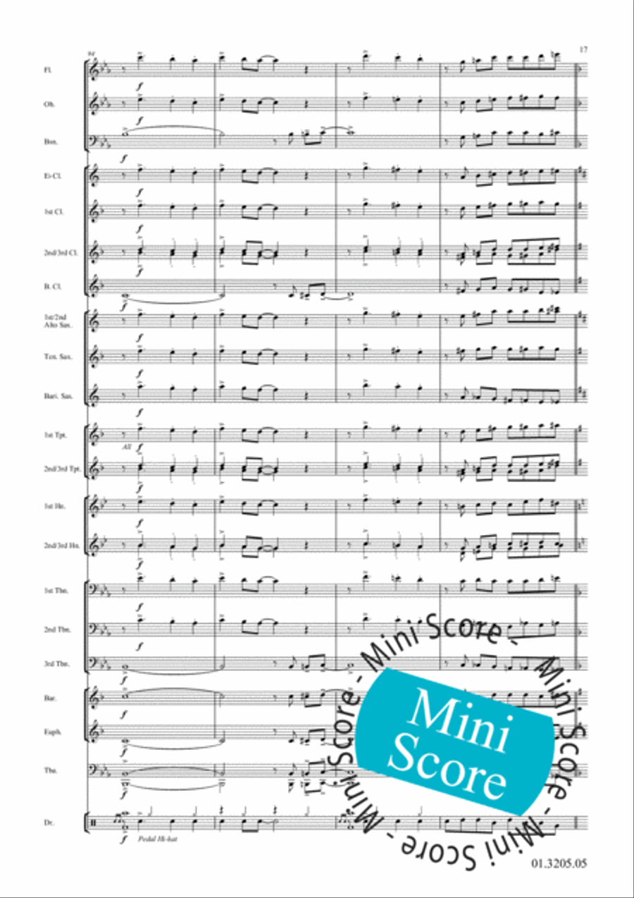 Hangin' On! Concert Band scores gallery preview page 21