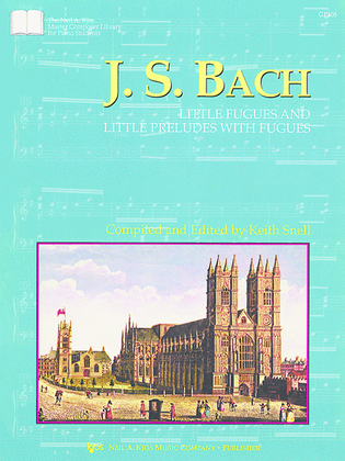 Book cover for Bach-Little Fugues & Little Preludes w/ Fugues