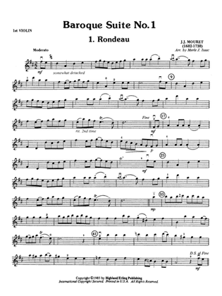 Baroque Suite No. 1: 1st Violin