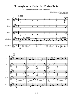 Transylvania Twist for Flute Choir