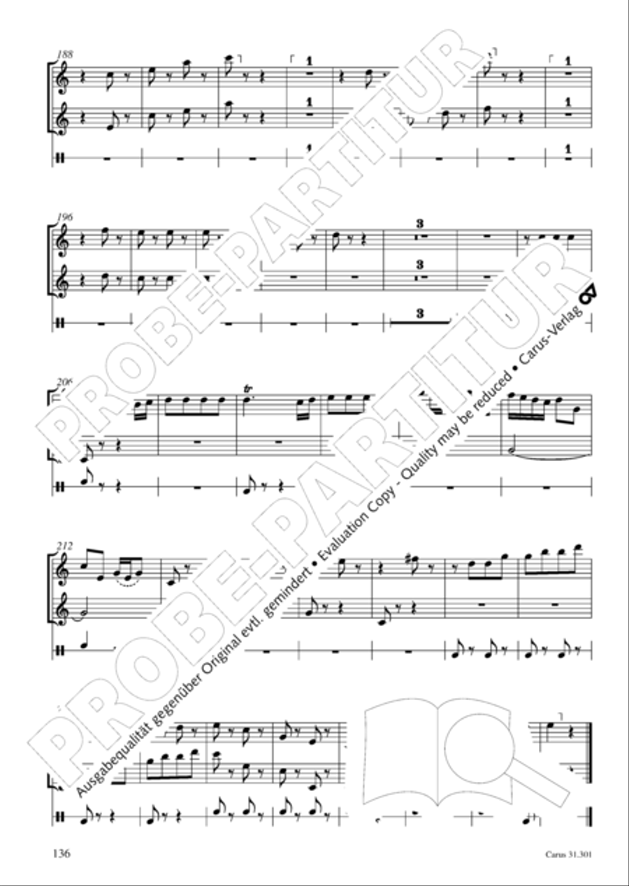 Bach for Brass 1: Cantatas I Voice scores gallery preview page 145