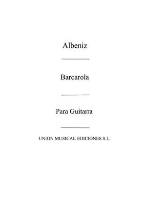 Book cover for Barcarola Op.23