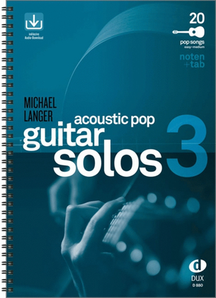 Book cover for Acoustic Pop Guitar Solos 3 Vol. 3