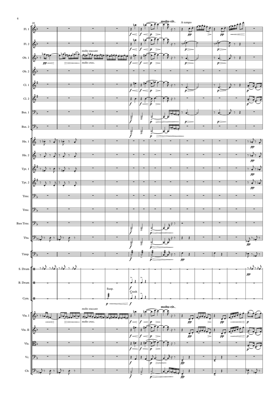 Prelude - Debussy Prelude - Debussy Full Orchestra scores gallery preview page 4