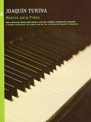 Book cover for Joaquin Turina: Musica Para Piano 5
