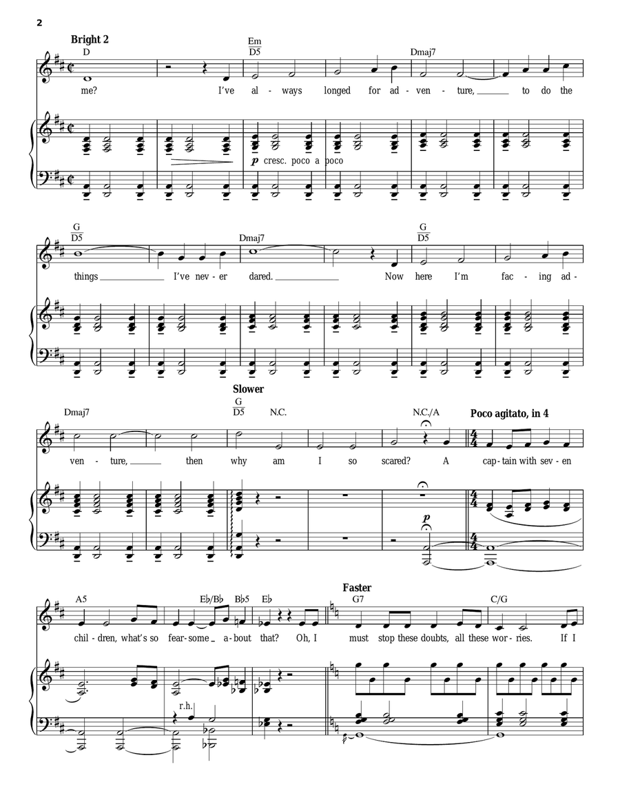 I Have Confidence (from The Sound of Music) Piano, Vocal scores gallery preview page 2
