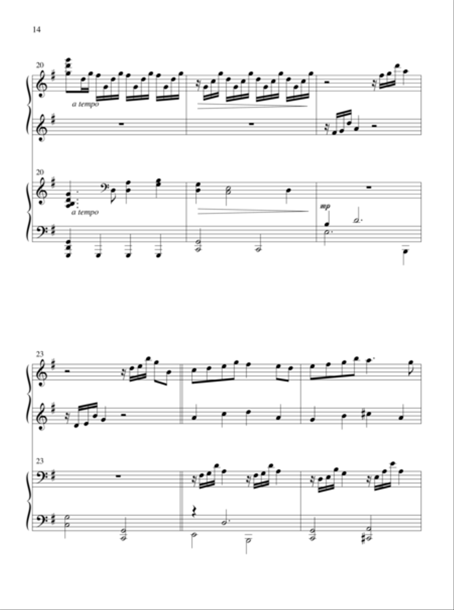 The Glories of My God and King Piano Duet scores gallery preview page 10