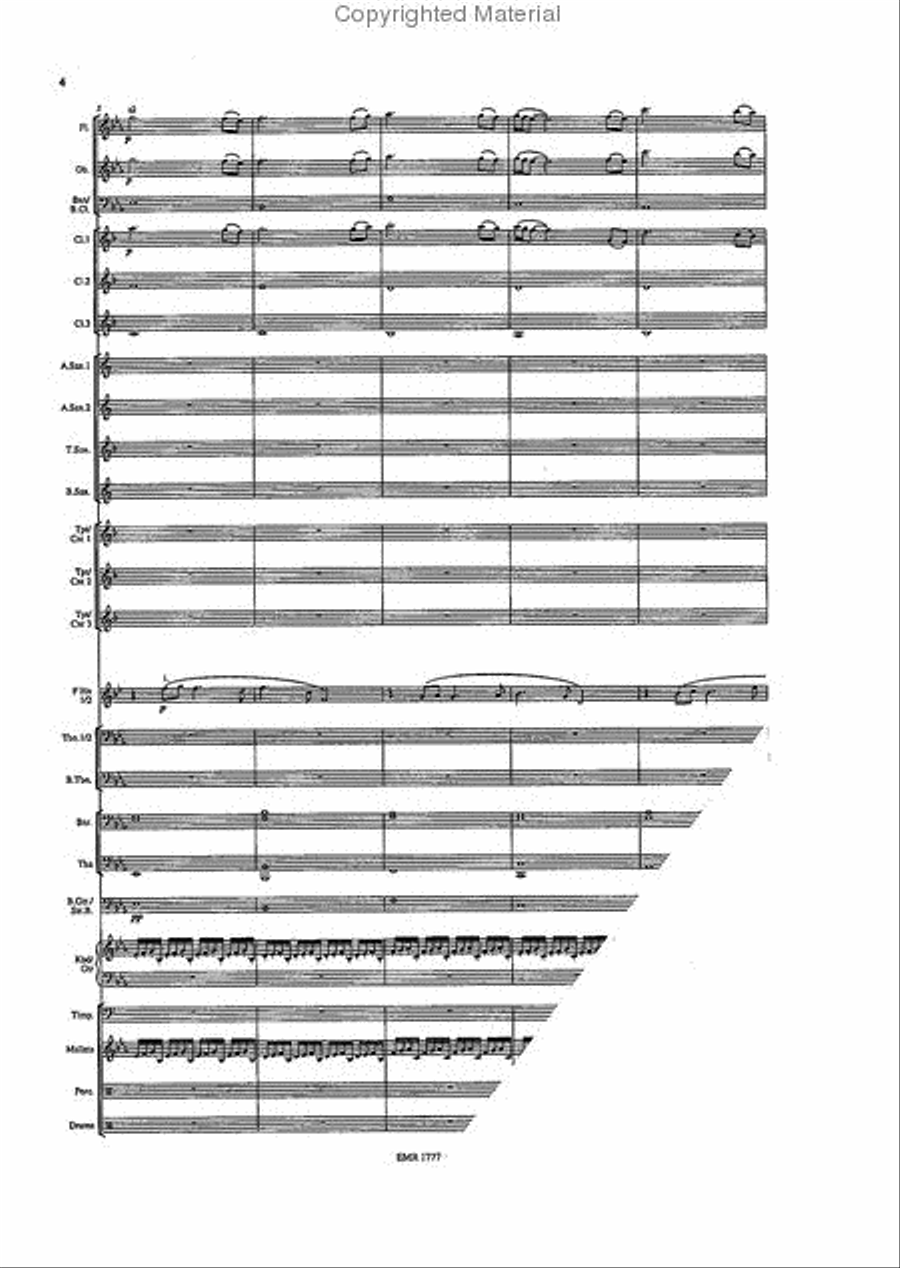 Flashdance What A Feeling Concert Band scores gallery preview page 4