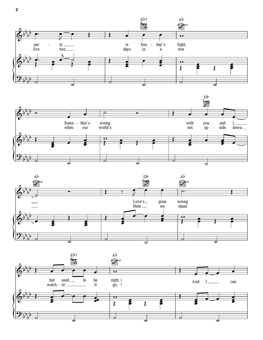Slippin' Away Acoustic Guitar scores gallery preview page 2