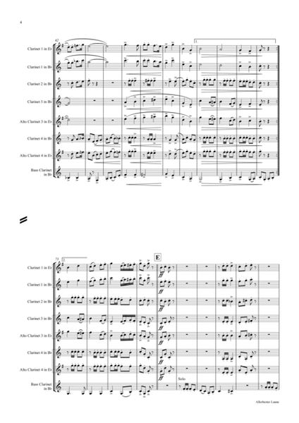 Allerbester Laune - German Polka Octoberfest - Clarinet Choir - Bb