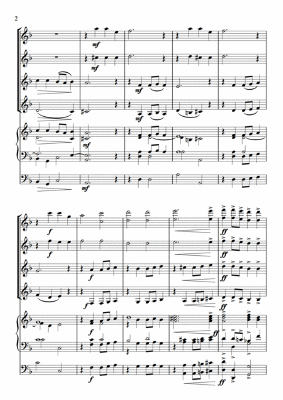 Lift Up Your Heads Set of Parts scores gallery preview page 4