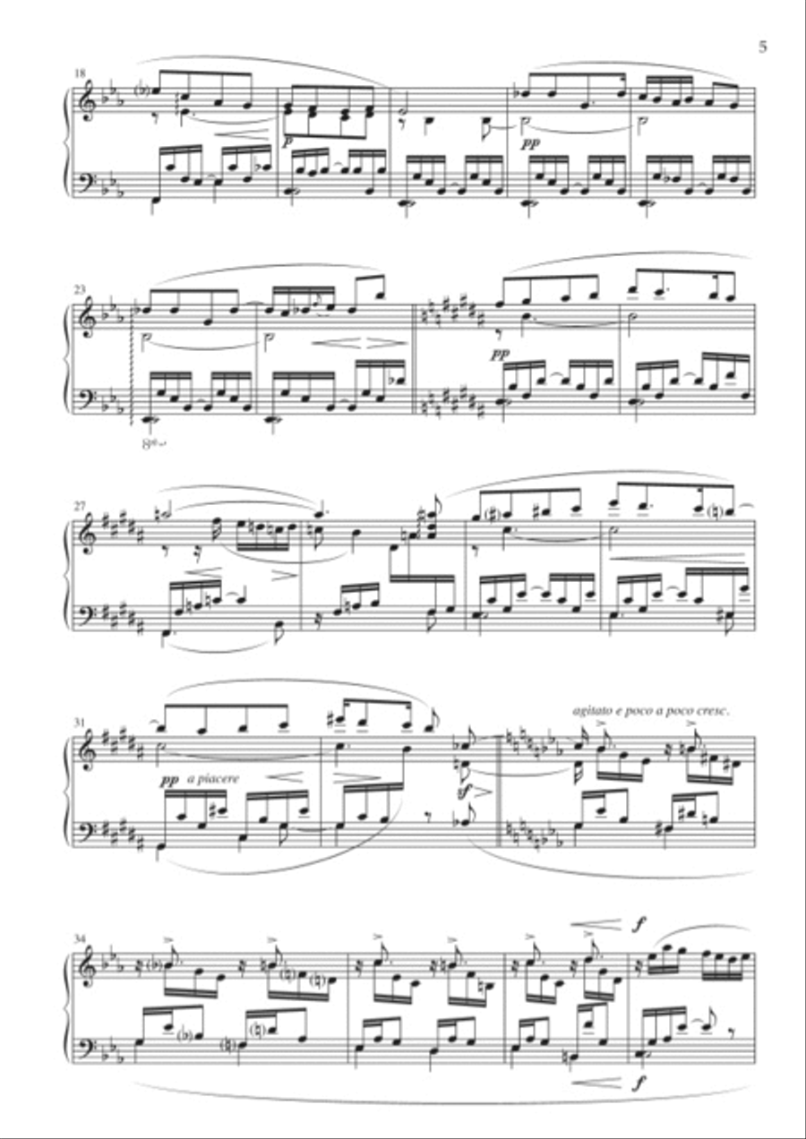 Pages intimes, Op. 48 Piano Solo scores gallery preview page 3