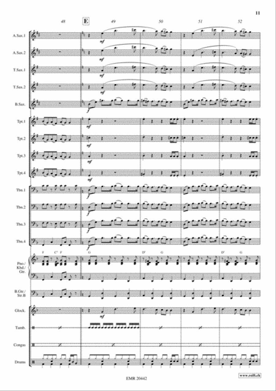 Irish Favorites Big Band scores gallery preview page 12