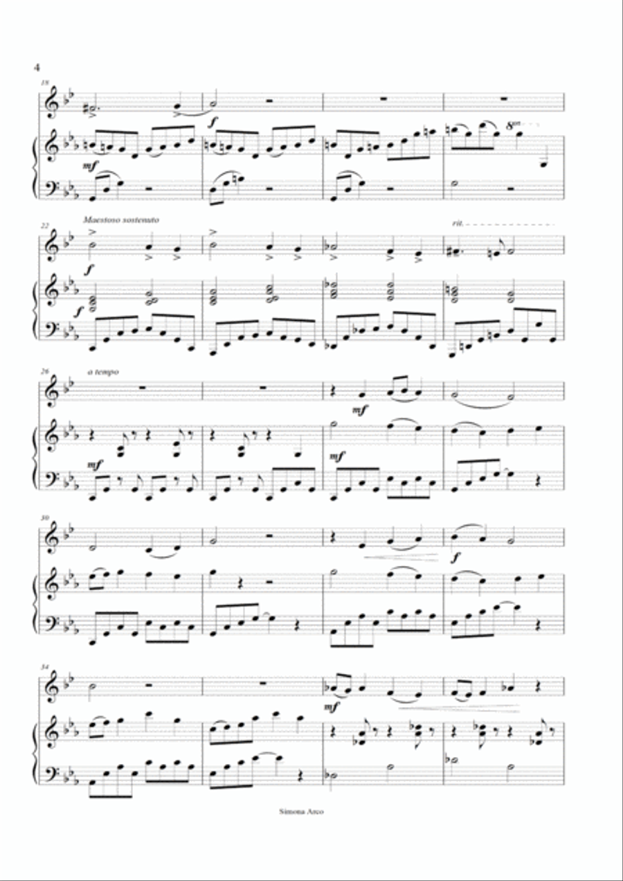 Sparks, French horn, entire album 8 pieces Horn scores gallery preview page 6