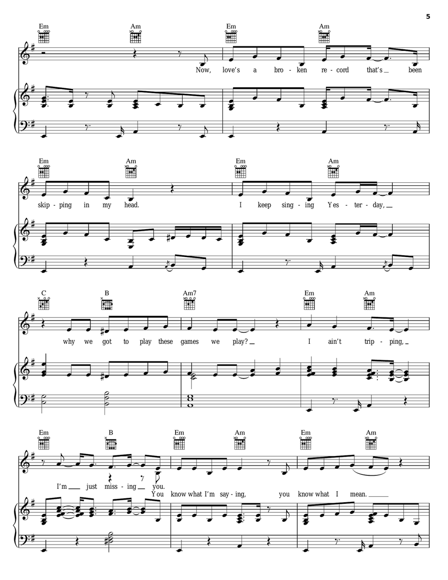 Stuck Acoustic Guitar scores gallery preview page 5