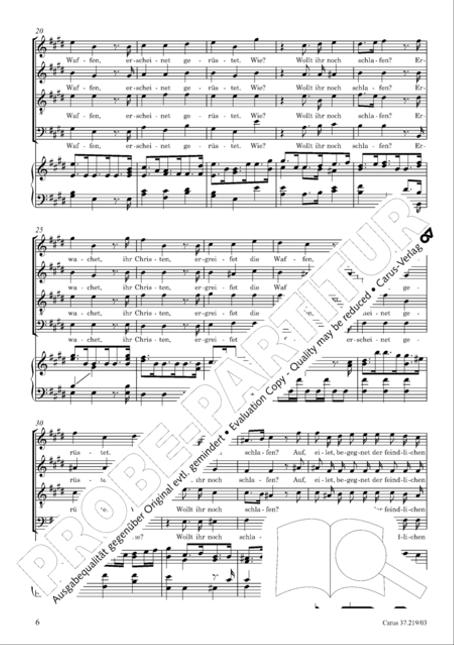 Erwachet, ihr Christen STB scores gallery preview page 7