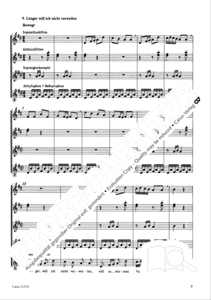 Der Sohn, der wieder heimkehrte 2-Part scores gallery preview page 10