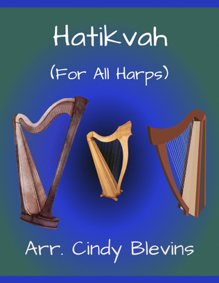 Hatikvah, for Lap Harp Solo