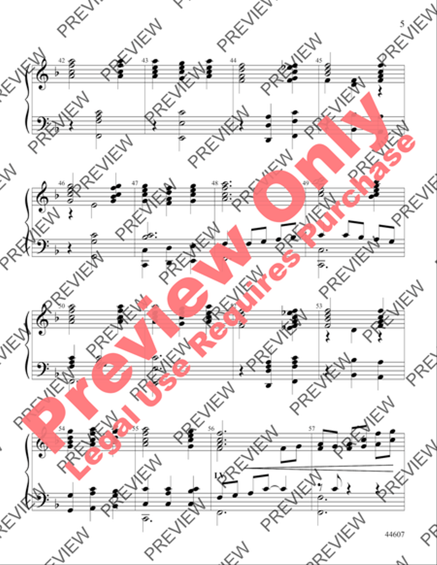 Oh, How Jesus Loves Me Oh, How Jesus Loves Me Handbell Choir scores gallery preview page 5