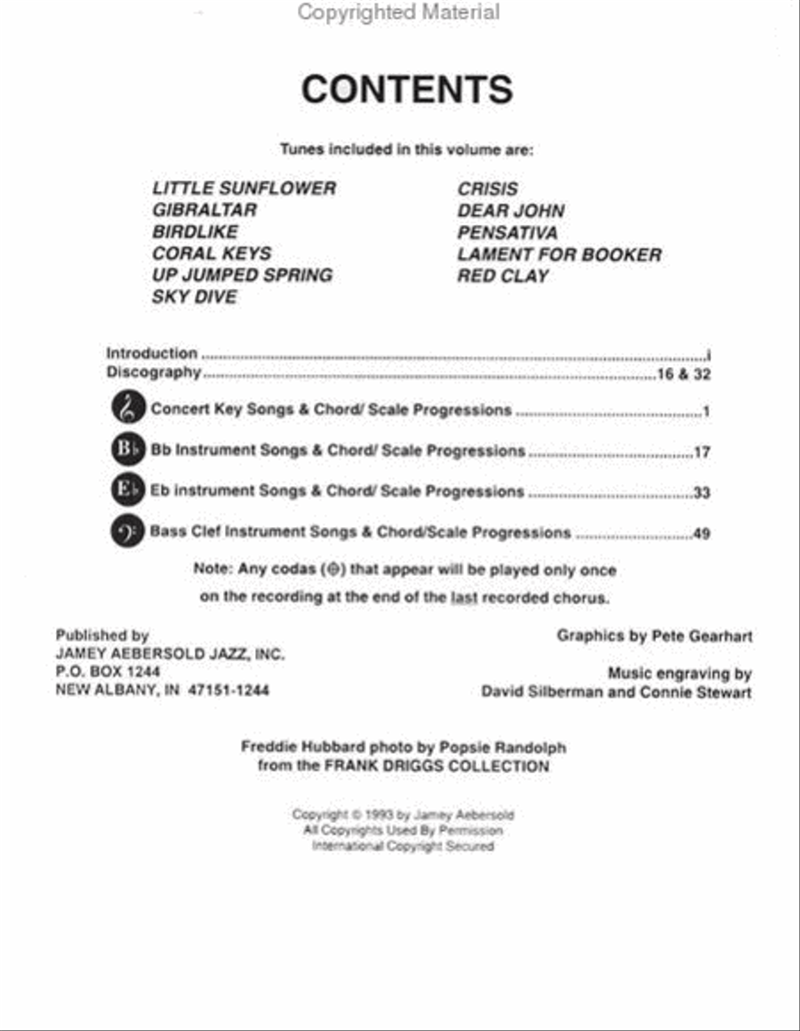 Volume 60 - Freddie Hubbard B-Flat Trumpet scores gallery preview page 2