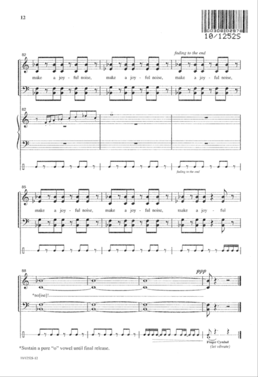 Psalm 100 4-Part scores gallery preview page 13