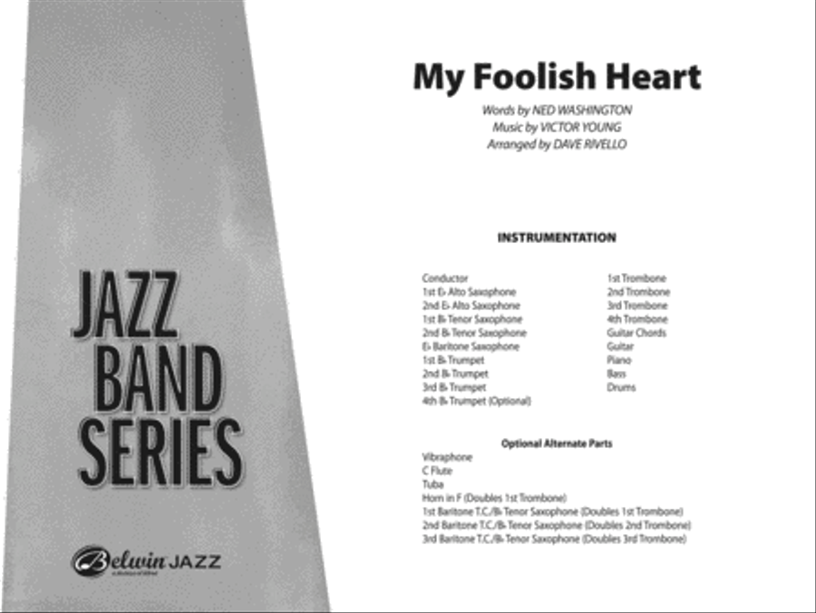 My Foolish Heart Jazz Ensemble scores gallery preview page 15