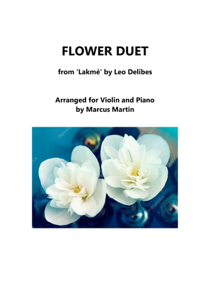 Book cover for Flower Duet from Lakmé for Violin and Piano