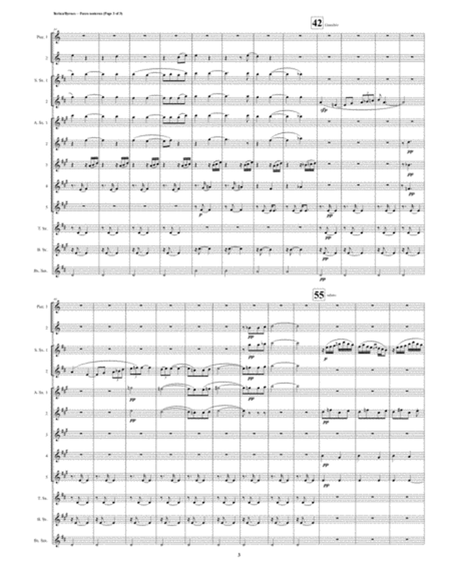 Paseo notorno from Álbum de viaje, Op.15 (Saxophone Choir + 2 Piccolos image number null