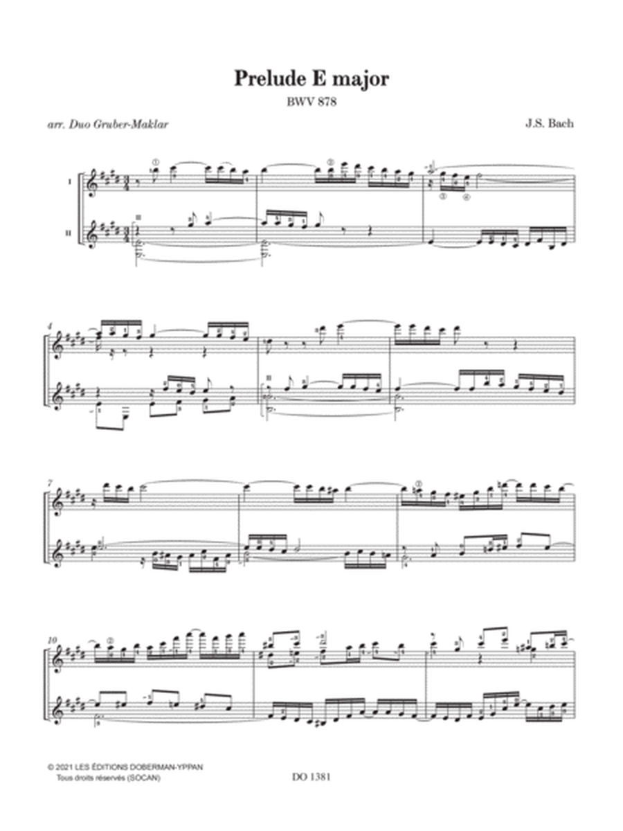 2 Preludes, BWV 878, 867