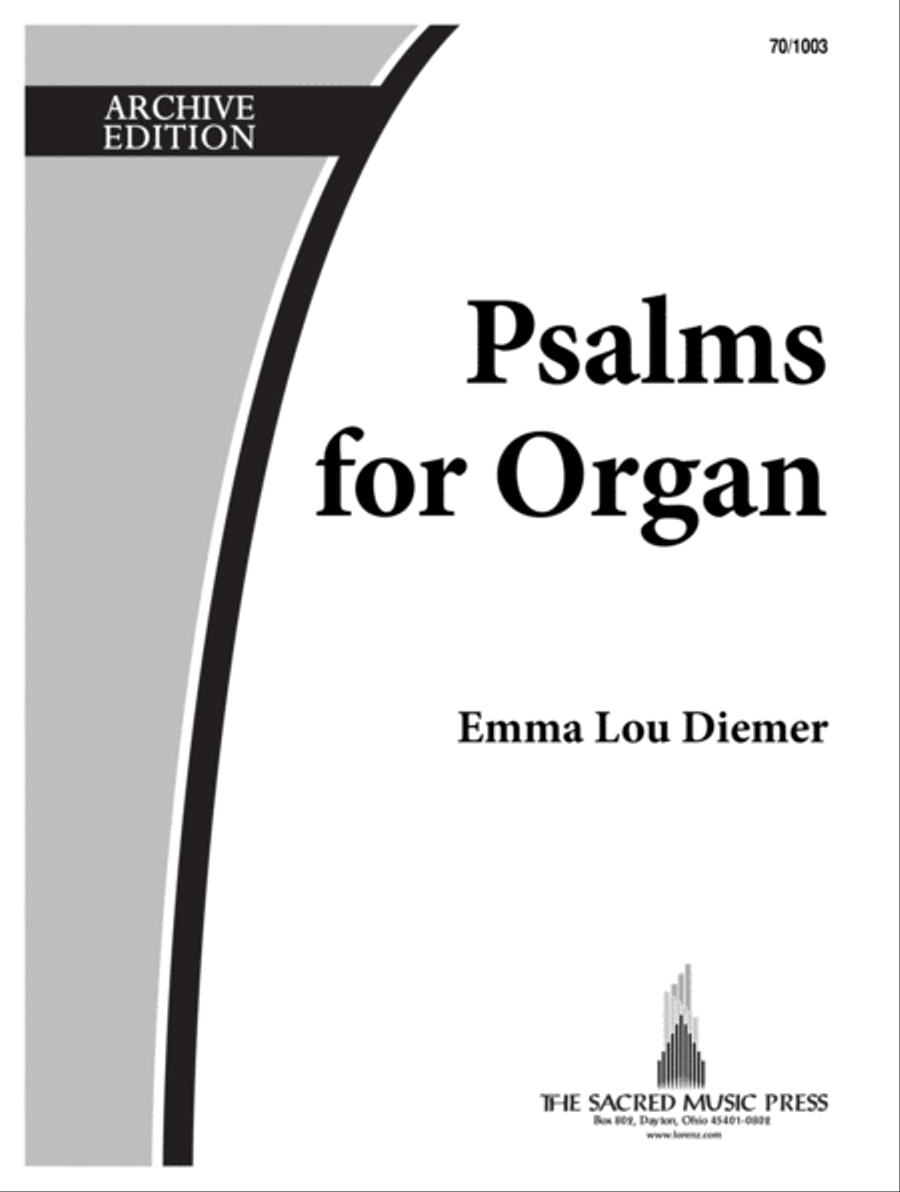Psalms for Organ Organ Solo scores gallery preview page 1