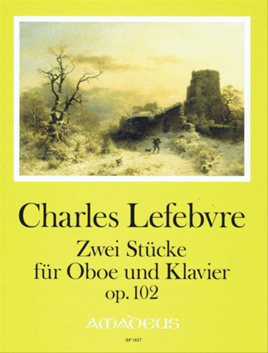 Two Pieces op. 102 Piano Accompaniment scores gallery preview page 1