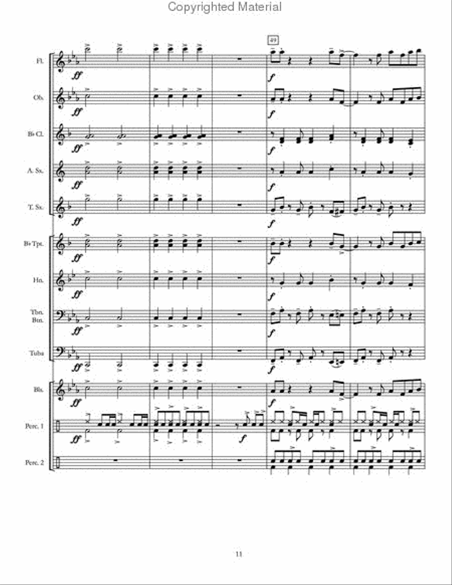 Short Pierre Short Pierre Concert Band scores gallery preview page 12