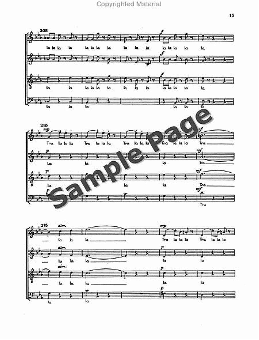 Waltz with Chorus Waltz with Chorus 4-Part scores gallery preview page 16
