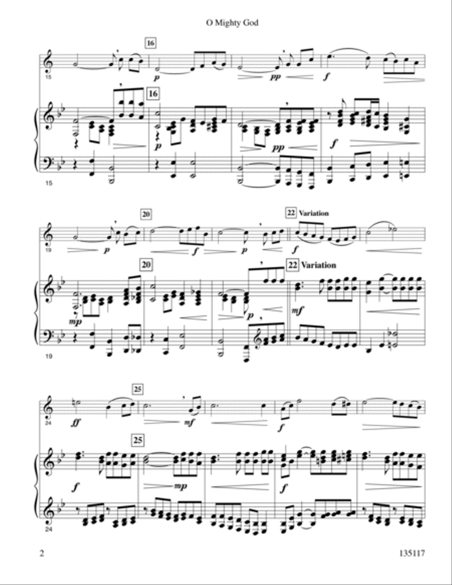 O Mighty God O Mighty God Trumpet Solo scores gallery preview page 3