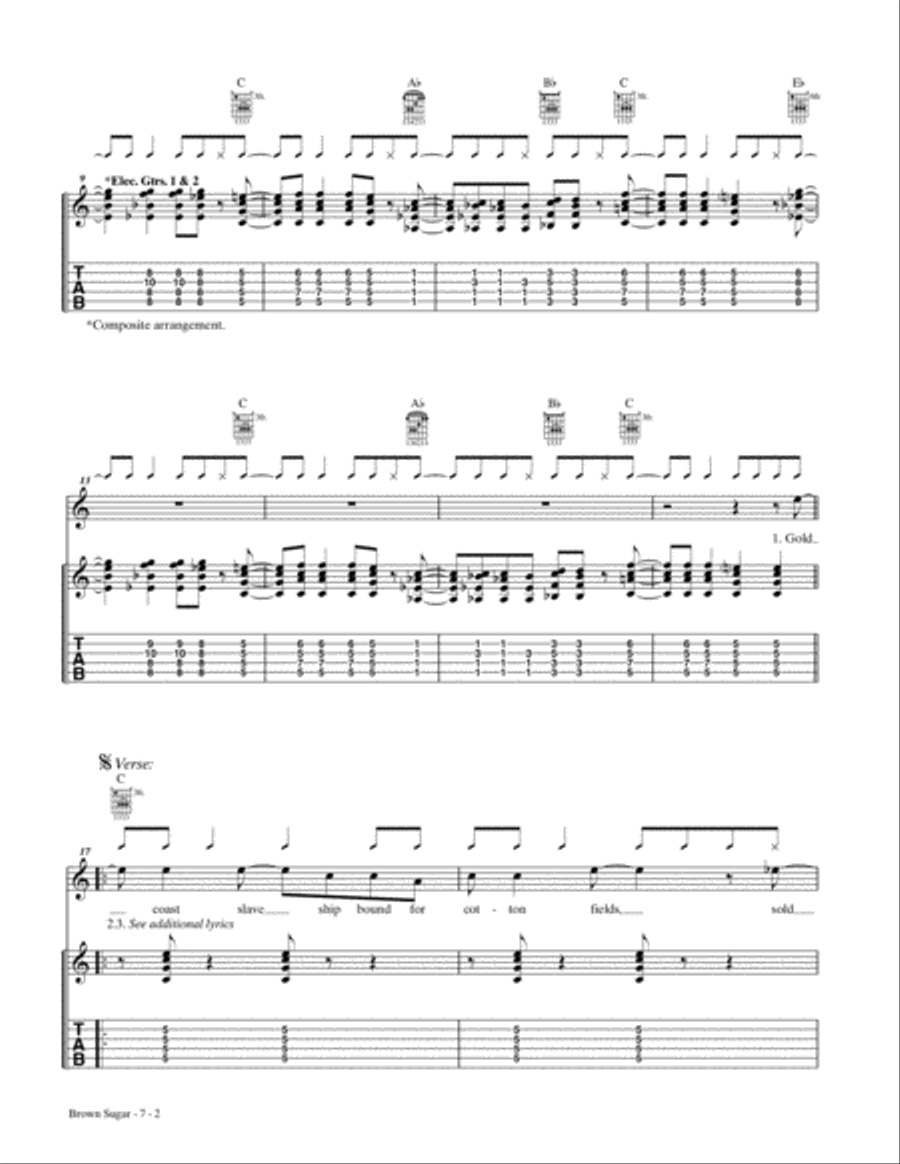 Ultimate Easy Guitar Play-Along -- The Rolling Stones Guitar Tablature scores gallery preview page 3