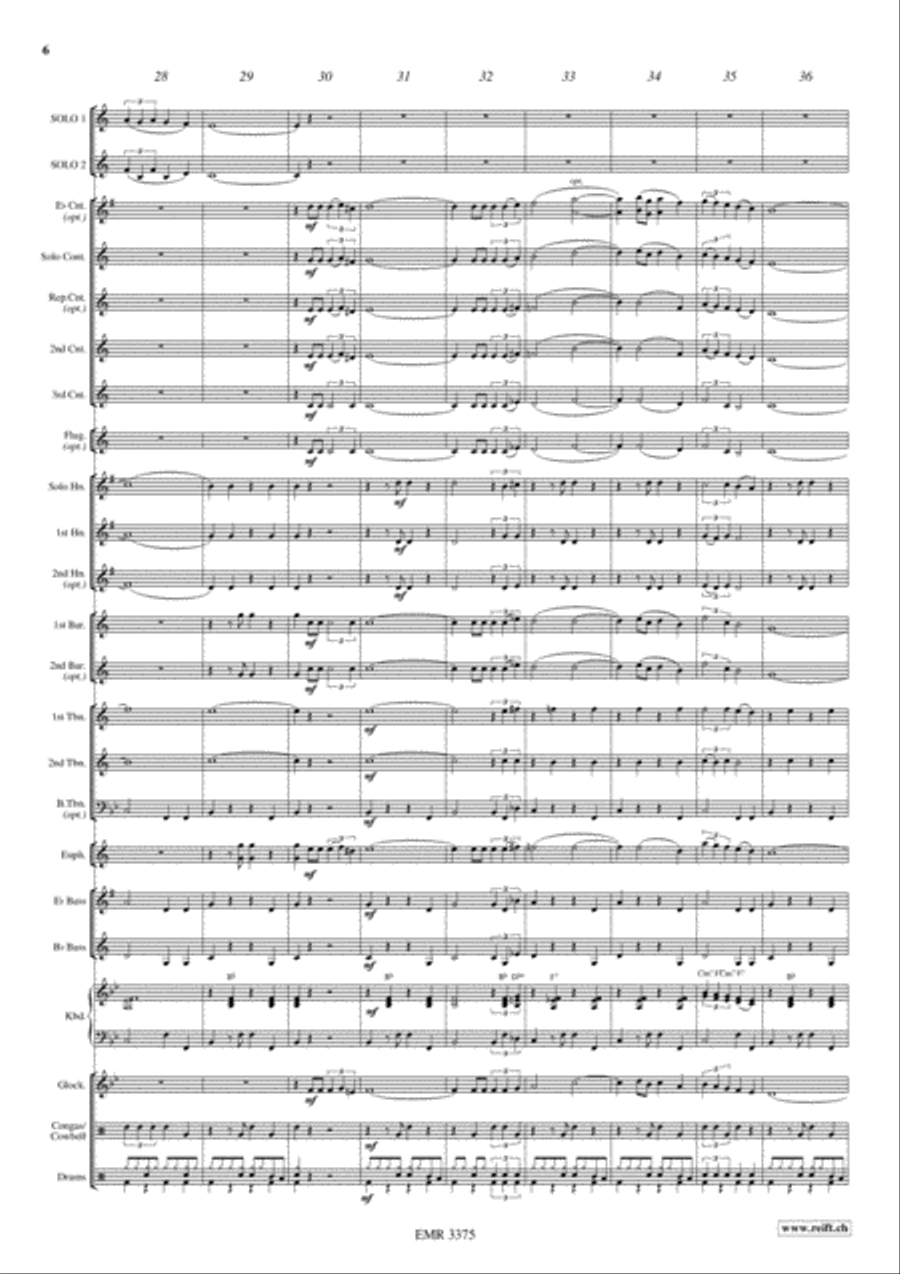 Latin Lover Brass Band scores gallery preview page 7