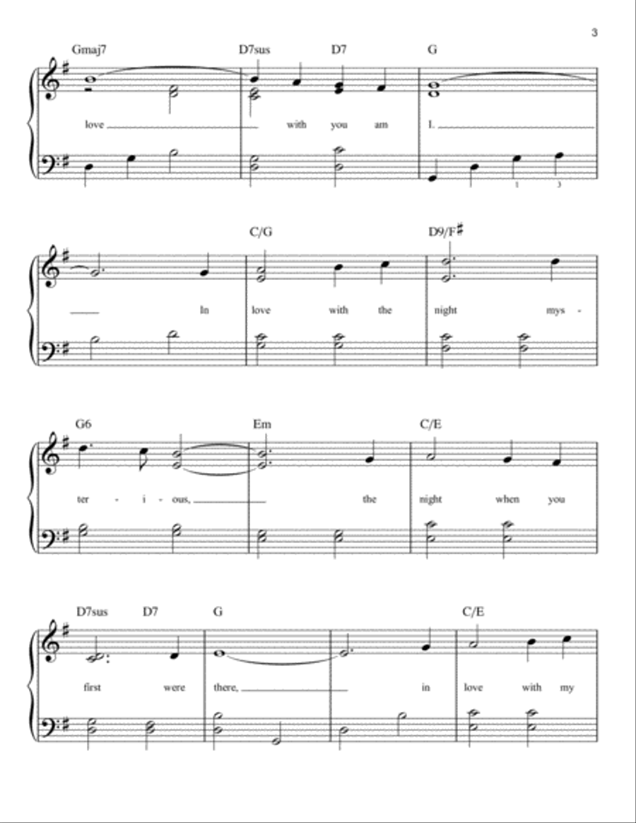So In Love (from Kiss Me, Kate) Easy Piano scores gallery preview page 3