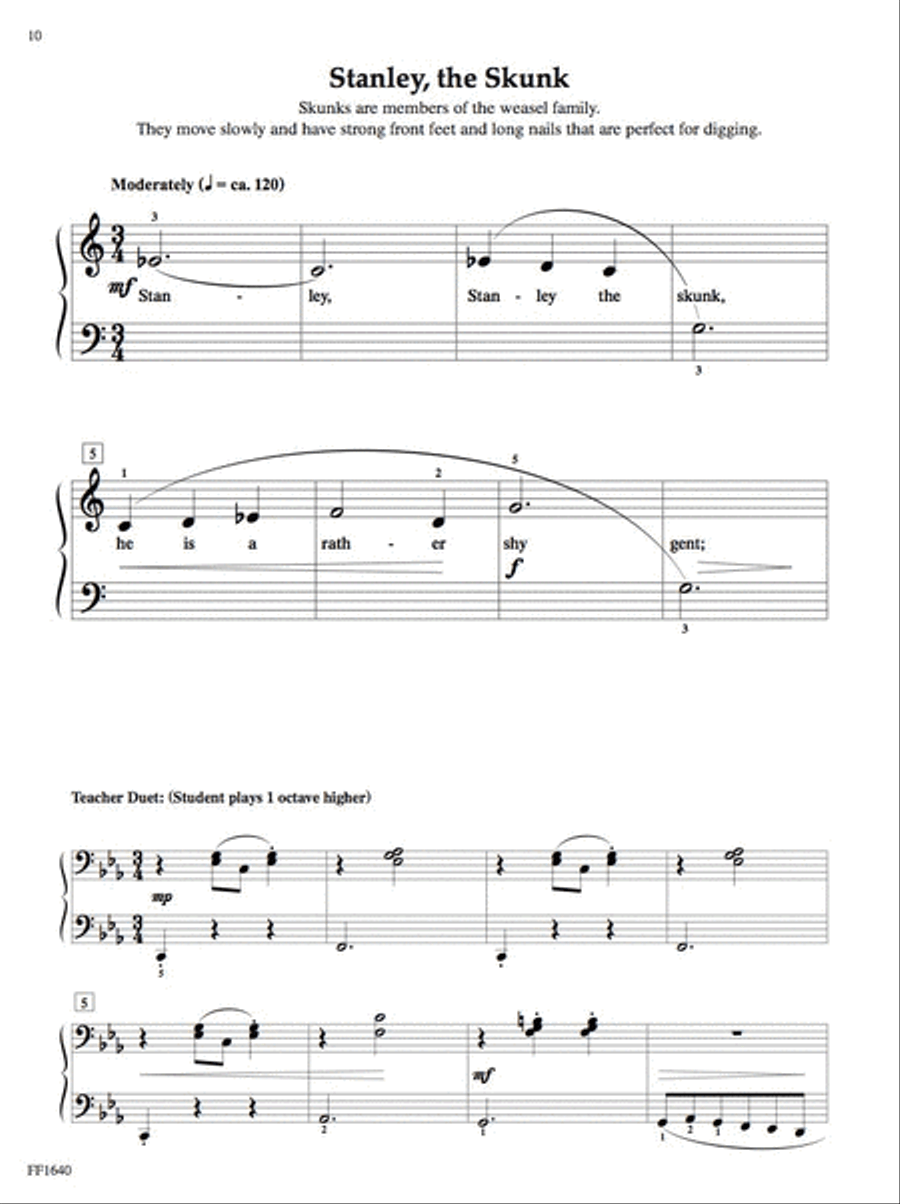 All Creatures Great . . . But Small Easy Piano scores gallery preview page 4