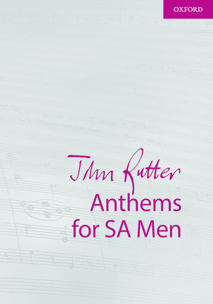 John Rutter Anthems for SA Men image number null