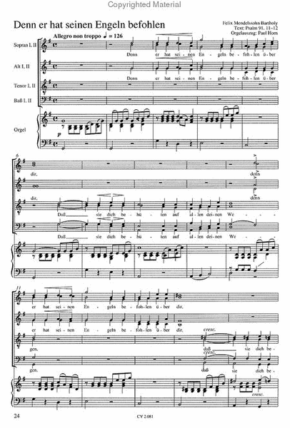 Choral collection Brahms, Mendelssohn, Schubert