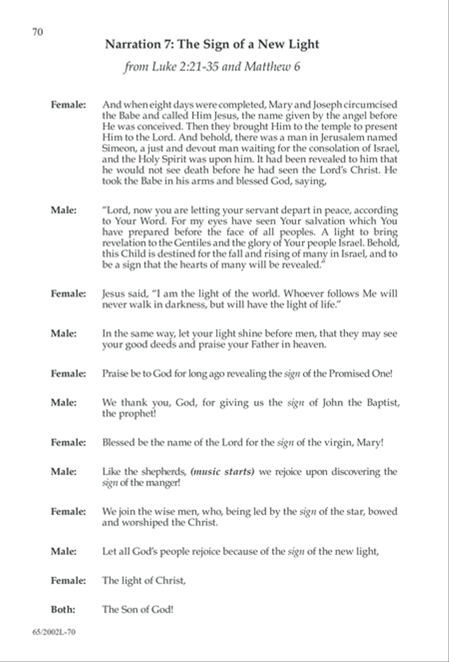 And This Shall Be a Sign And This Shall Be a Sign 4-Part scores gallery preview page 71