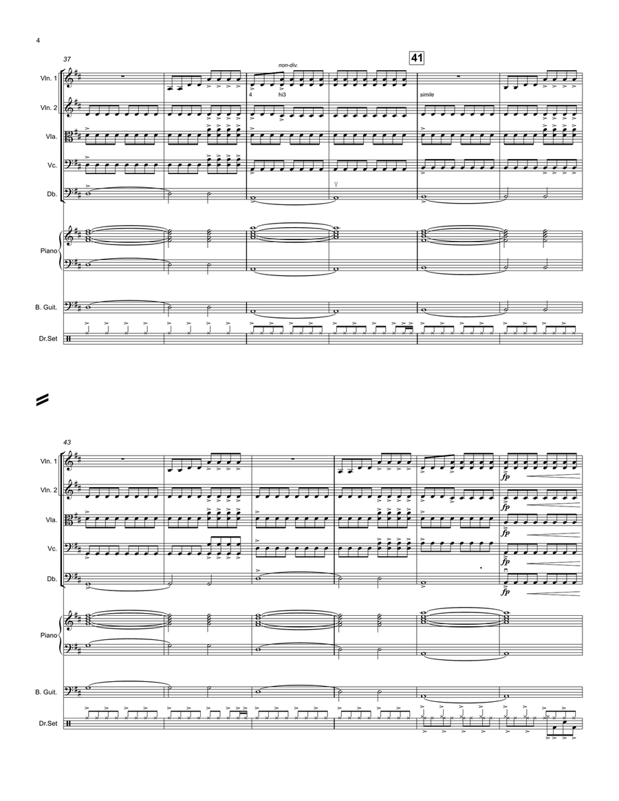Fix You Full Orchestra scores gallery preview page 4