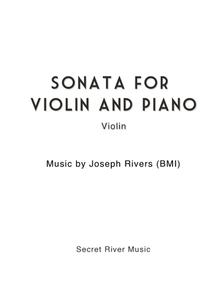 Sonata for Violin and Piano - Violin Part