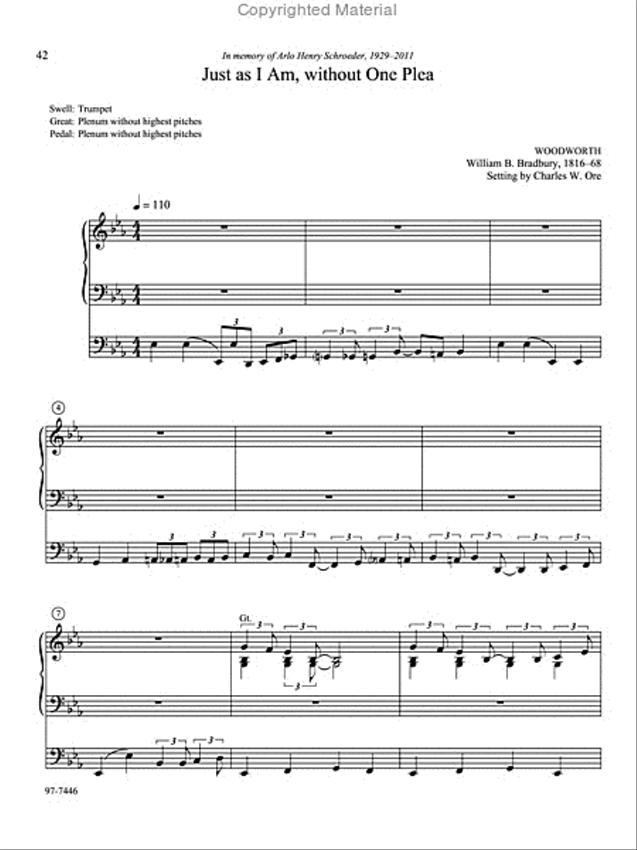 Eleven Compositions for Organ, Set IX Organ scores gallery preview page 12