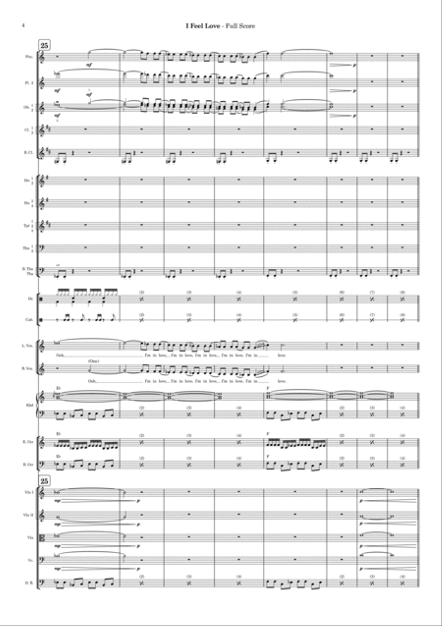 I Feel Love I Feel Love Full Orchestra scores gallery preview page 4