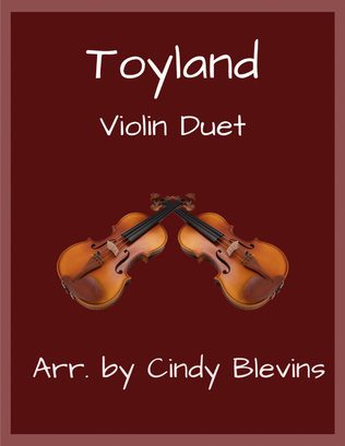 Book cover for Toyland, for Violin Duet